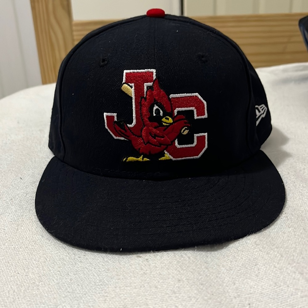 Johnson City Cardinals New Era 100th Anniversary Patch 59FIFTY Fitted Hat - Navy